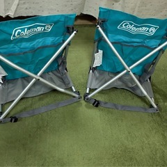 コールマンリビングお座敷チェア　2個セットの画像