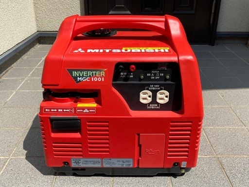 三菱電機　MGC1001 インバーター発電機　美品！