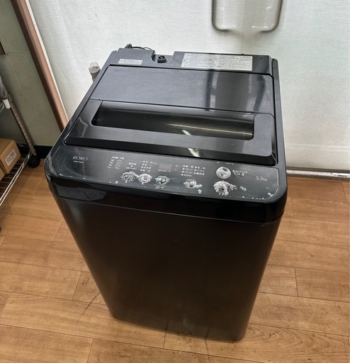 【引取】ヤマダオリジナル 洗濯機 5.5kg YWM-T55LK★2023年製★動作確認済み