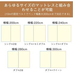 マットレス隙間パットの画像
