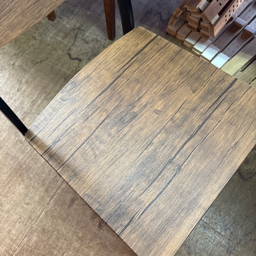【FU1933】★2人用ダイニングセット 茶 ブラウン テーブル 家具 堺市 深井 【ジャングルジャングル深井店】 ジャングル深井店】ダイニングセット 2人用茶 ブラウンリビング家具