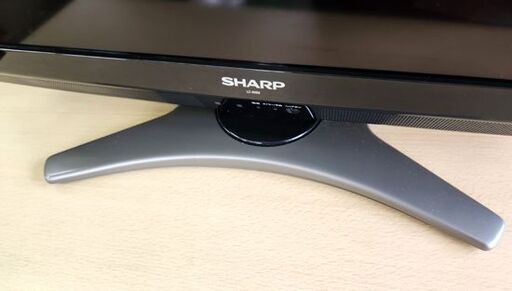 訳アリ SHARP 液晶テレビ 26V 2010年製 LC-26E8 リモコン付き ブラック 家電 シャープ 26インチ 札幌 北20
