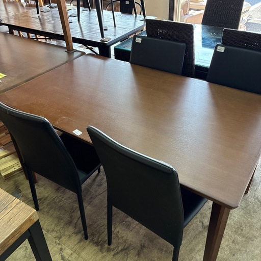 【ジャングル深井店】ダイニングセット4人用 ブラウン 茶  ダイニングテーブル 堺市 深井【FU402】 ジャングル深井店】ダイニングセット 4人用 ブラウン 茶 堺市 深井
