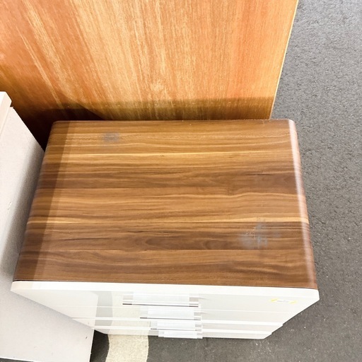 ドリーム池田】◎ジモティ割7%◎4段チェストブラウン×ホワイト【50946 ドリーム池田】◎ジモティ割7%◎4段チェストブラウン×ホワイト【50946