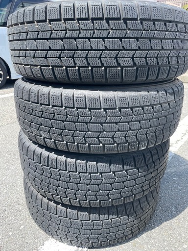 スタッドレスタイヤ ホイール 4本セット 195/65R15 114.3 5穴 カローラルミオン