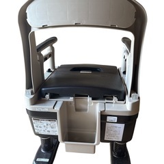 【美品】ポータブルトイレ 安寿ジャスピタ　肘掛け高さ調整可　処理袋30袋付き！の画像