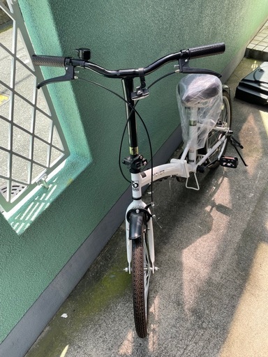 折りたたみ自転車 20インチ MOVER ホワイト 状態良好 直接取引のみ (も