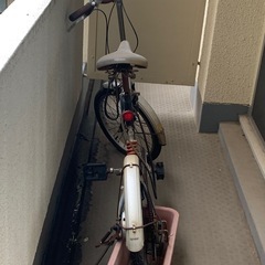 折りたたみ自転車 monos｜無料｜屋外保管・サビあり｜現状渡し｜ドタキャンされたので5/2,12時〜14時、5/3,10時〜12時で取引可能な方コメント下さい。早い方に決めますの画像