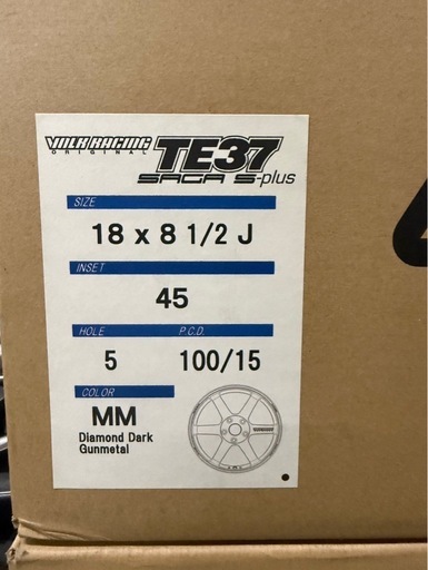 新品Rays 18インチ