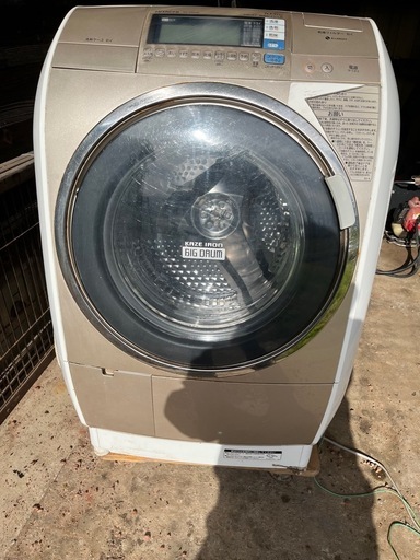 日立電気洗濯乾燥機　BD-V9500L ビッグドラム　ジャンク品