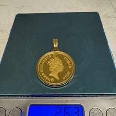 K18/K24ツバルホースコイン1/2oz　喜平もありますの画像