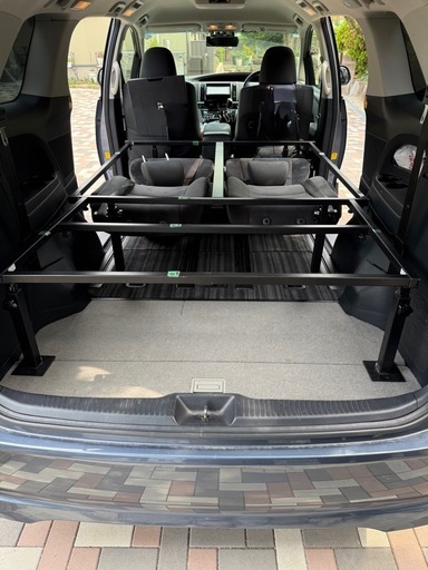 エスティマ   ベッド  MGRカスタム　車中泊に★ 目隠しサンシェード付き