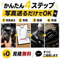 バイク外装塗装 タンク・カウル対応【見積無料】の画像