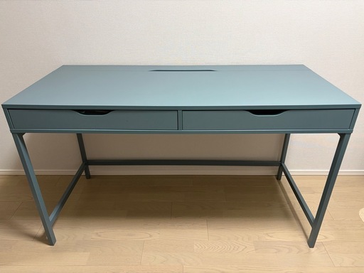 廃盤カラー】IKEA ALEX アレクス デスク グレーターコイズ｜引き出し