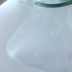 東京メニックス アニマルネッカー  エリザベスカラー 19〜23cm プチホッククリア 金属アレルギーが心配 少しでも軽いものをの画像