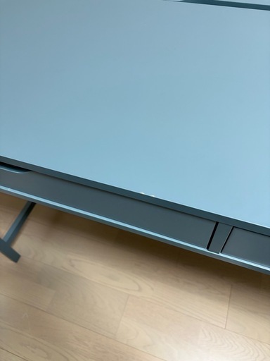 廃盤カラー】IKEA ALEX アレクス デスク グレーターコイズ｜引き出し