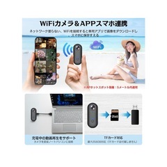 新品未使用❣️ アクションカメラ 音声・動画録画機能 ポータブル Vlogカメラの画像