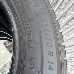 今月廃棄予定165/70R14スタッドレスタイヤの画像