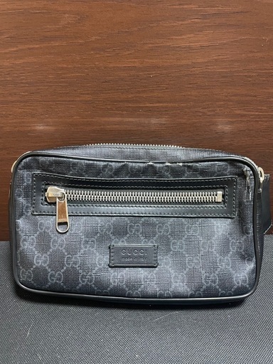 ⭐極美品⭐GUCCI　GG柄　シェリー　ウエストバッグ ◇美品GUCCI ウエストバッグGGスプリームシェリーラインそ (ｱﾁｷ) 白石