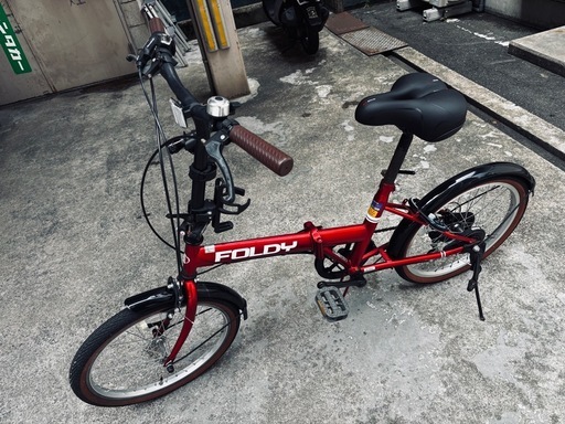 中古 折りたたみ自転車 シボレー ボルドー 折りたたみ自転車 (Ken-ichiro) 大浦海岸通の折りたたみ自転車の中古