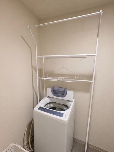 洗濯機上収納ラック (M) 津田沼の収納家具《ランドリー収納》の中古