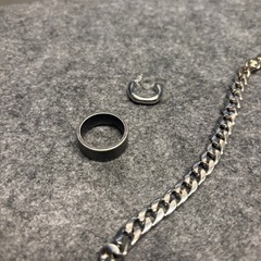 【ほぼ新品】ネックレス　リング　イヤリングセット/定価23,000円の画像