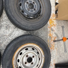 スバル 純正 スチール ホイール 12インチ 4本セット サンバー レックス 等の画像