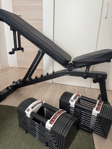 可変式ダンベル40.5✖️2、ベンチ付き