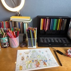 塗り絵カフェ深夜帯☕✧