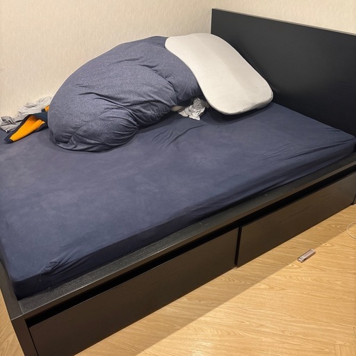 IKEA ダブルベッド（引取者決まりました） ダブルベッド/IKEA (今村優介) 南方のベッド《ダブルベッド》の中古