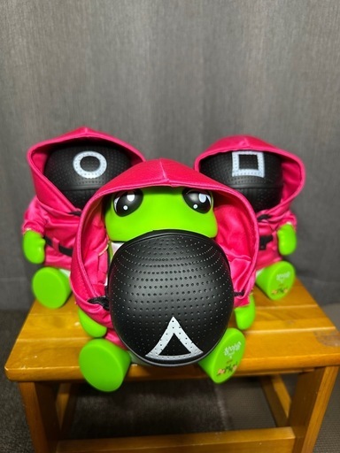 眞露 カエル フィギュア 3体セット チャミスル イカゲーム ジンロ トュッコビ 眞露 カエル チャミスル 韓国 イカゲーム Netflix コラボ カエル3匹