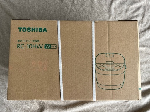 【新品未開封】TOSHIBA 東芝 IH炊飯器 RC-10HW 5.5合 

