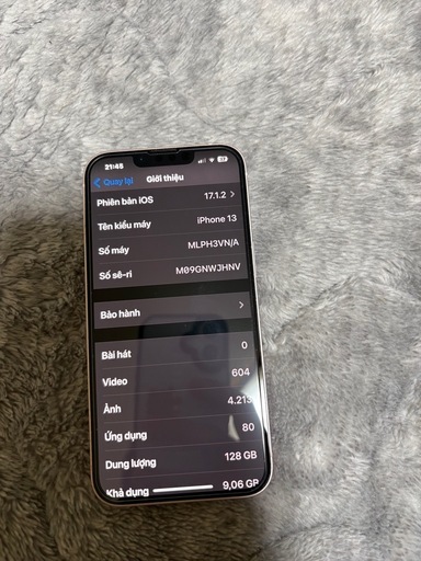 【商品名】 iPhone 13 128GB