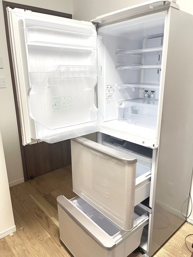 3ドア両開き冷蔵庫350L