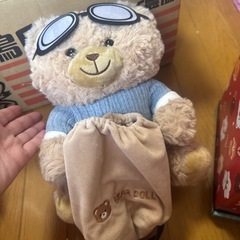 くまちゃんティッシュカバー&BOXセットの画像