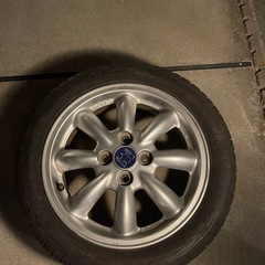 165／65 R15 アルミホイールタイヤ4本　タイヤ2025年製　バリ山　の画像