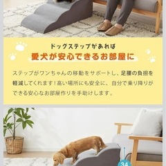 ドッグステップ ペット ステップ スロープの画像