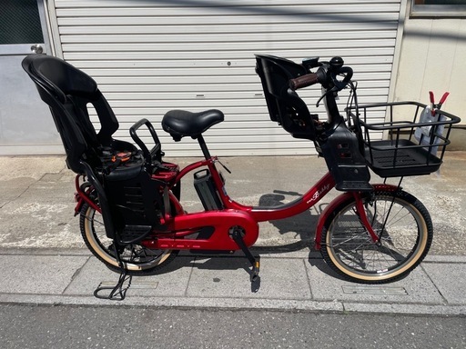 ❗️バッテリー新品キャンペーン❗️試乗?新車仕上げ⭐️中古子供乗せ電動自転車 ブリヂストンビッケ2 ヤマハPASバビー