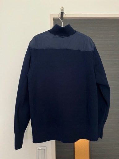 ルルレモン　ネイビー ジップアップ ジャンパー　ジャケット　フルジップ