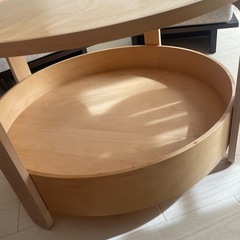 IKEA 収納丸テーブルの画像