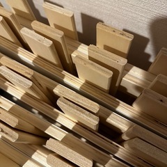 
ニトリ　すのこベッド（ダブル）の画像
