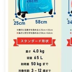 NORICCO ノリッコ 子どもが乗れるキャリーケース の画像