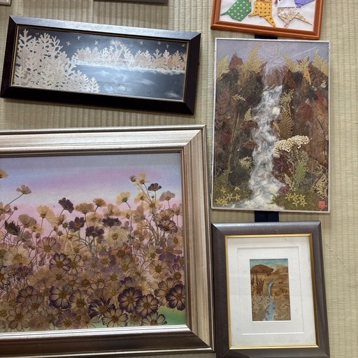 押し花絵画
