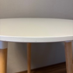 丸テーブル　カフェテーブル　イームズ　白　ホワイトの画像
