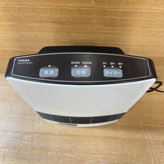 【h19ヒーター】2022年製 セラミックファンヒーター YA-S1270D(WK) ユアサの画像