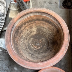 素焼き　植木鉢の画像