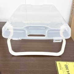 【ドリーム池田】◎ジモティ割7%◎収納ケースになるプラスチックテーブル【45186】の画像