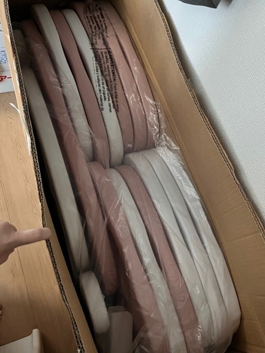 200×180 ベビーサークル ピンクホワイト