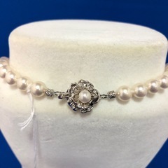 ジモティ割引有★【ジャングルジャングル岸和田店】真珠 パールネックレス シルバー 7mm　南大阪 岸和田市 貝塚市 泉佐野市 和泉市 忠岡町 熊取町の画像