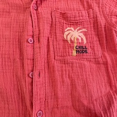 【95】子ども服 H&M アロハシャツ 夏服 綿100%の画像